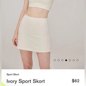 girlfriend collective Sport Skort XXS